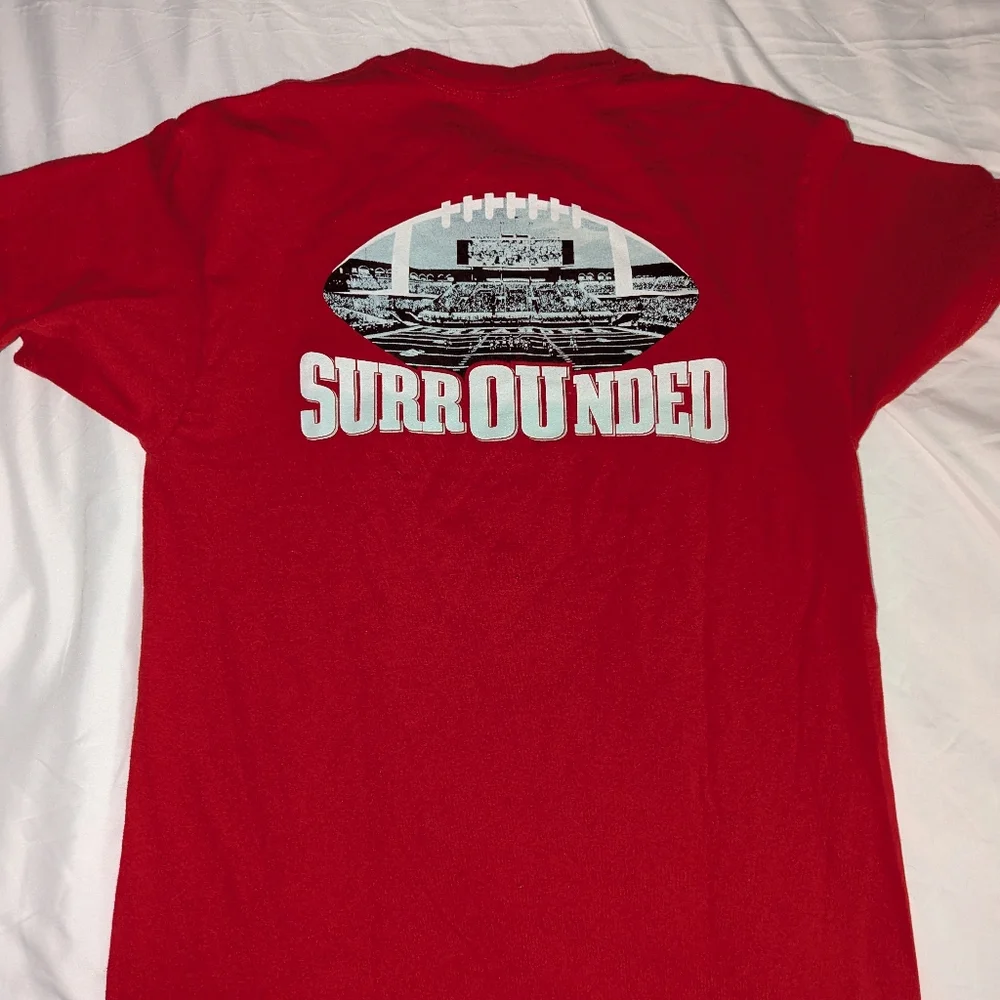 Hanes Adult Medium Oklahoma University‎ Red Short Sleeve Graphic T-Shirt